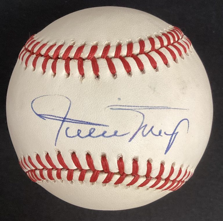Willie Mays Signed Baseball ABG Giamatti Giants HOF Say Hey Kid Autograph JSA 3