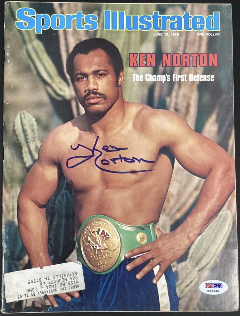 Ken Norton Signed Sports Illustrated 6/12/78 Boxing Champion Autograph PSA/DNA 1