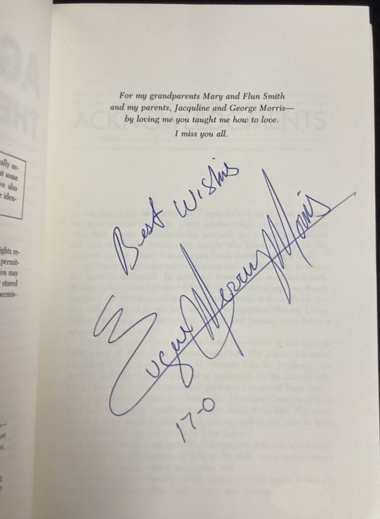 Mercury Morris Signed Book Against The Grain Dolphins Football Autograph JSA