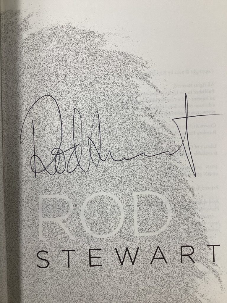 Rod Stewart Signed Hardcover Book The Autobiography HCB Faces Autograph HOF JSA