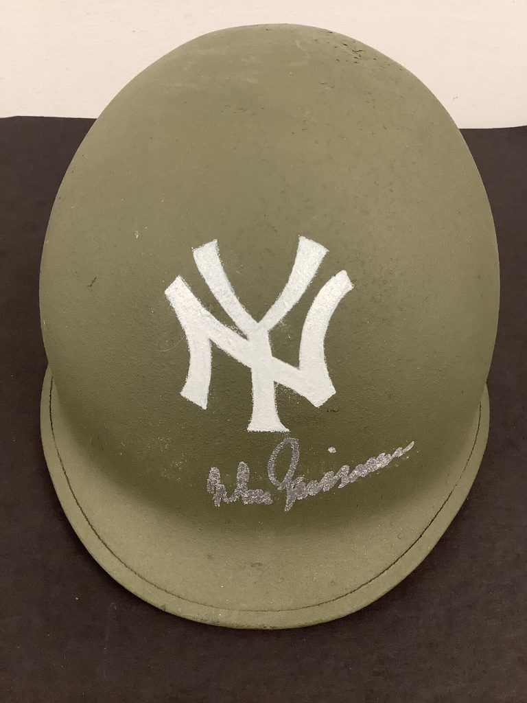 Don Zimmer Signed Helmet Yankees Painted WWII Pot Belly Autograph DVD Proof JSA
