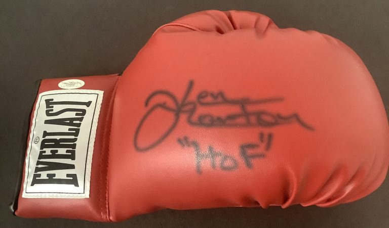 Ken Norton Signed Boxing Glove Everlast Autograph Heavyweight HOF Inscrip JSA