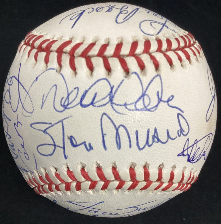 3000 Hit Club Signed Baseball 25 Auto Mays Aaron Gwynn Brett Beltre JSA The Best