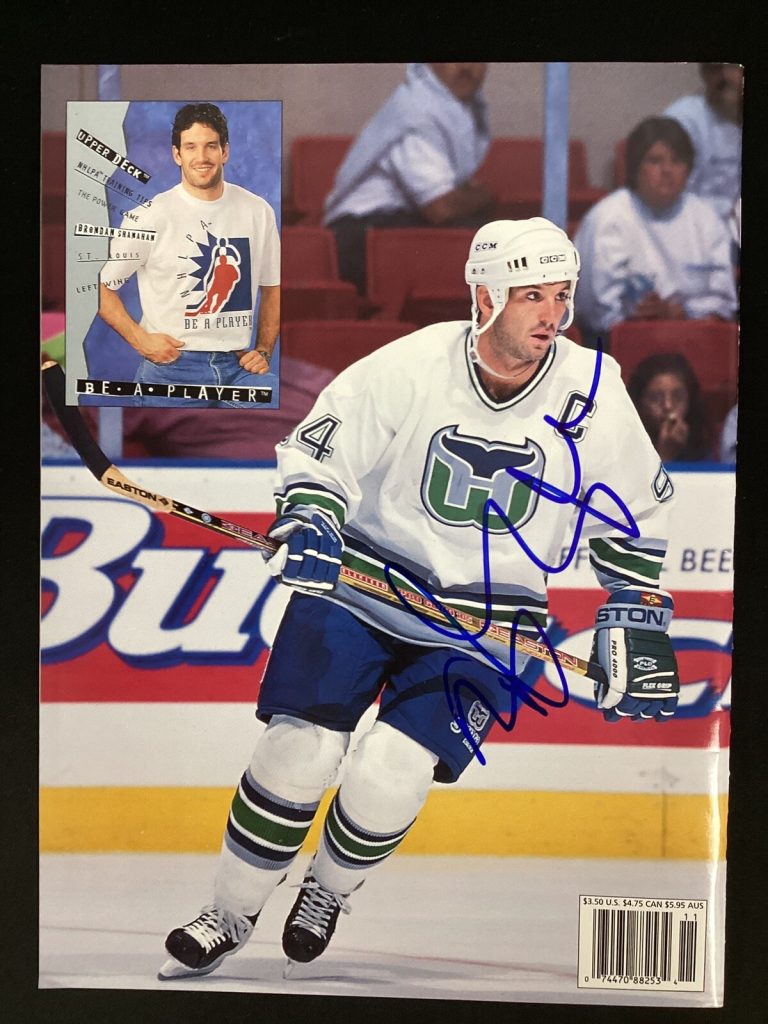 Brendan Shanahan Signed Beckett Magazine 11/1995 Hockey Autograph NHL TPG GTP