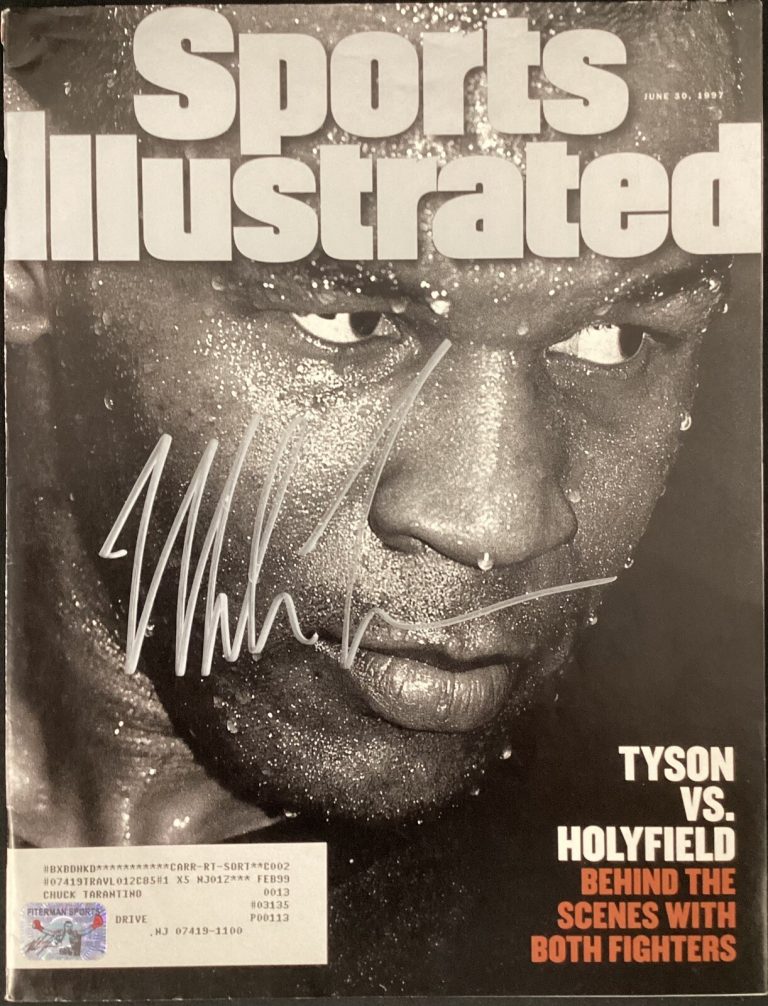 Mike Tyson Signed Sports Illustrated Mag Boxing Autograph 6/30/97 Tyson Holo