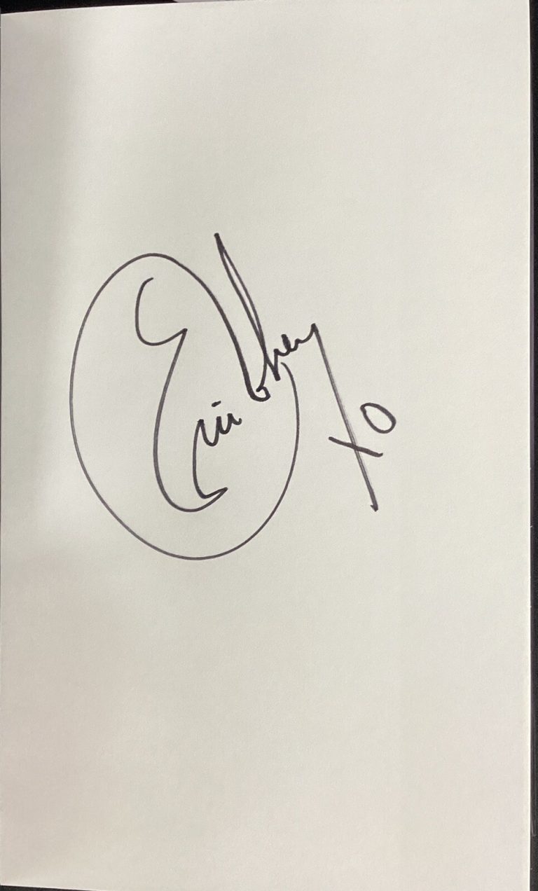 Eric Roberts Signed Book Runaway Train Actor Pope Of Greenwich Autograph JSA