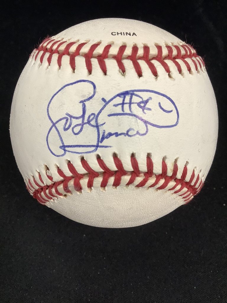Jose Lima Signed Baseball Official League Vintage Autograph Lima Time PSA/DNA