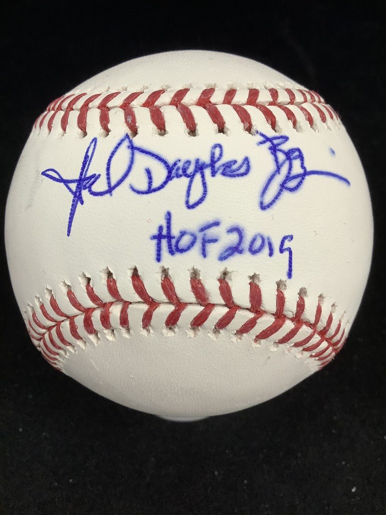 Harold Baines Signed Baseball OMLB HOF 2019 Inscrip Douglas Autograph PSA/DNA