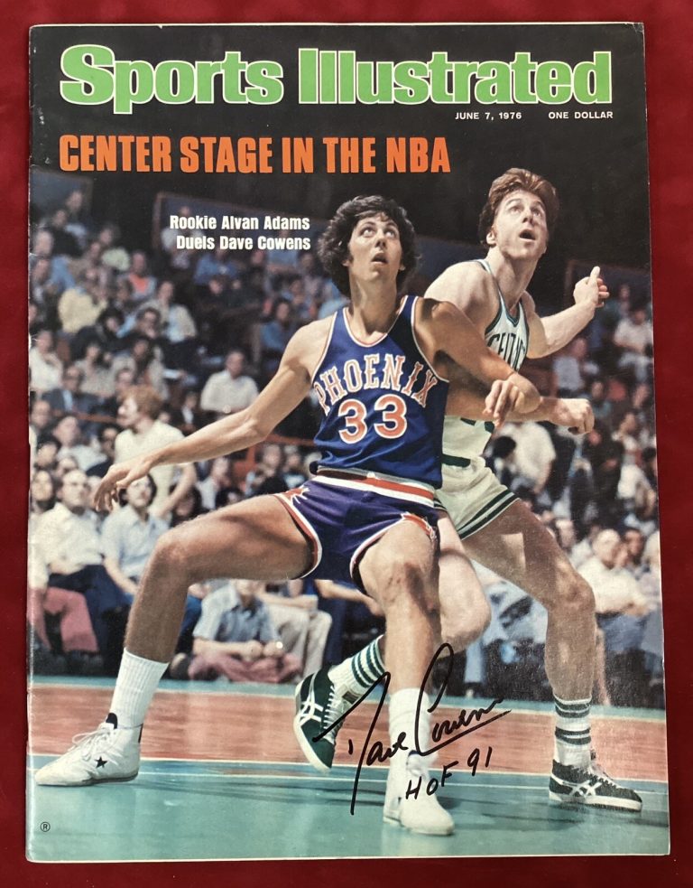 Dave Cowens Signed Sports Illustrated Mag 6/7/76 No Label  Celtics HOF Auto JSA