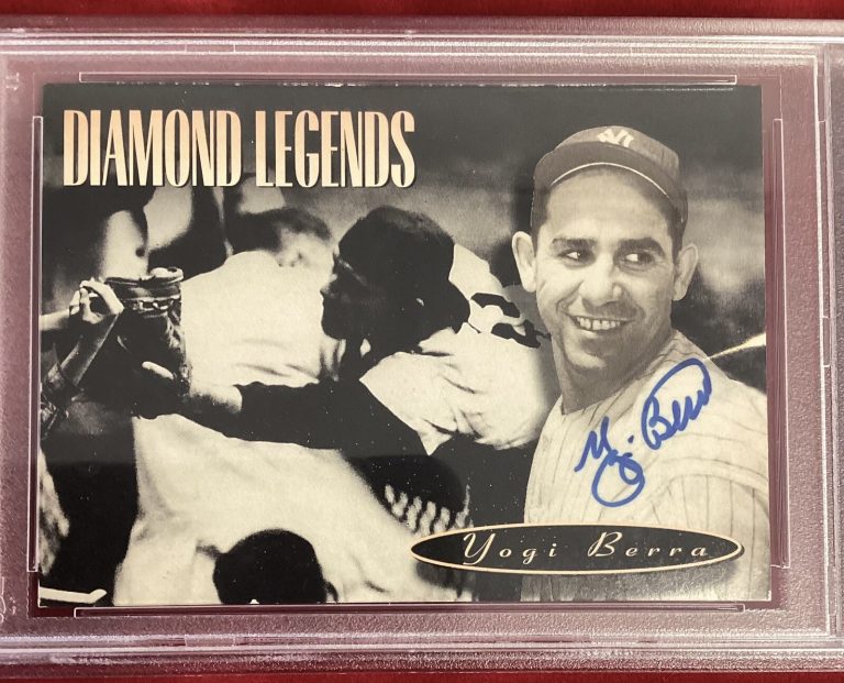 Yogi Berra Signed 1994 Upper Deck #158 Baseball Card READ Autograph PSA/DNA 10#1