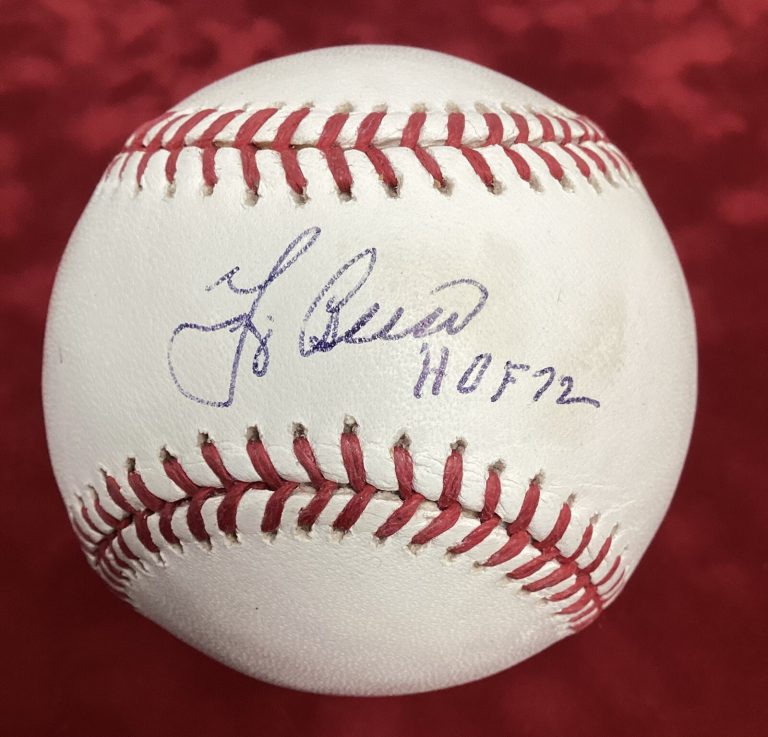 Yogi Berra Signed Baseball AHS Selig NY Yankees Autograph HOF 72 Inscription JSA