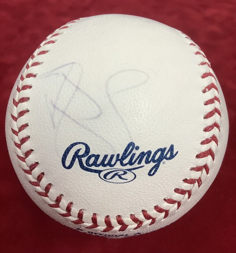 Darryl Strawberry Signed Baseball Mets WEAK Autograph TPG Repurpose Baseball lol