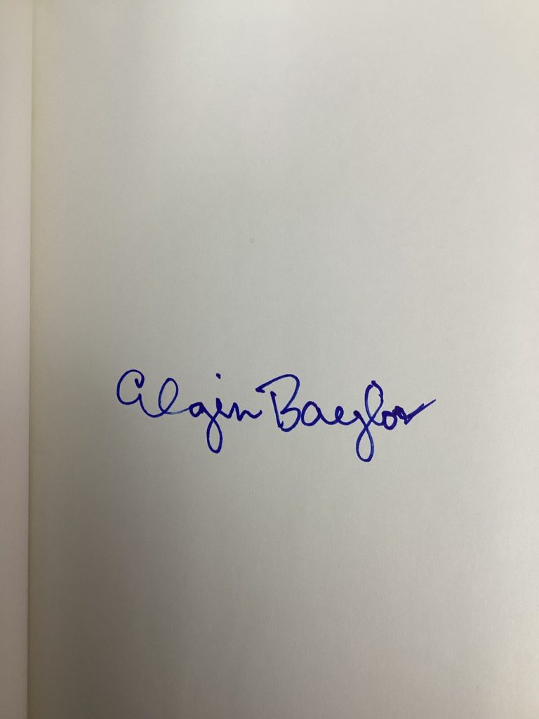 Elgin Baylor Signed Book Hang Time My Life in Basketball LA Lakers Magic JSA 2