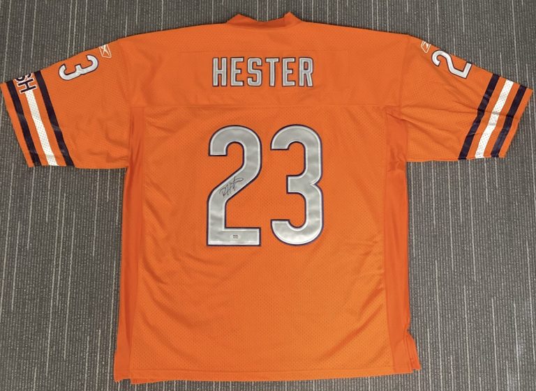 Devon Hester Signed Jersey Super Bowl Chicago Bears Football Autograph PSA/DNA