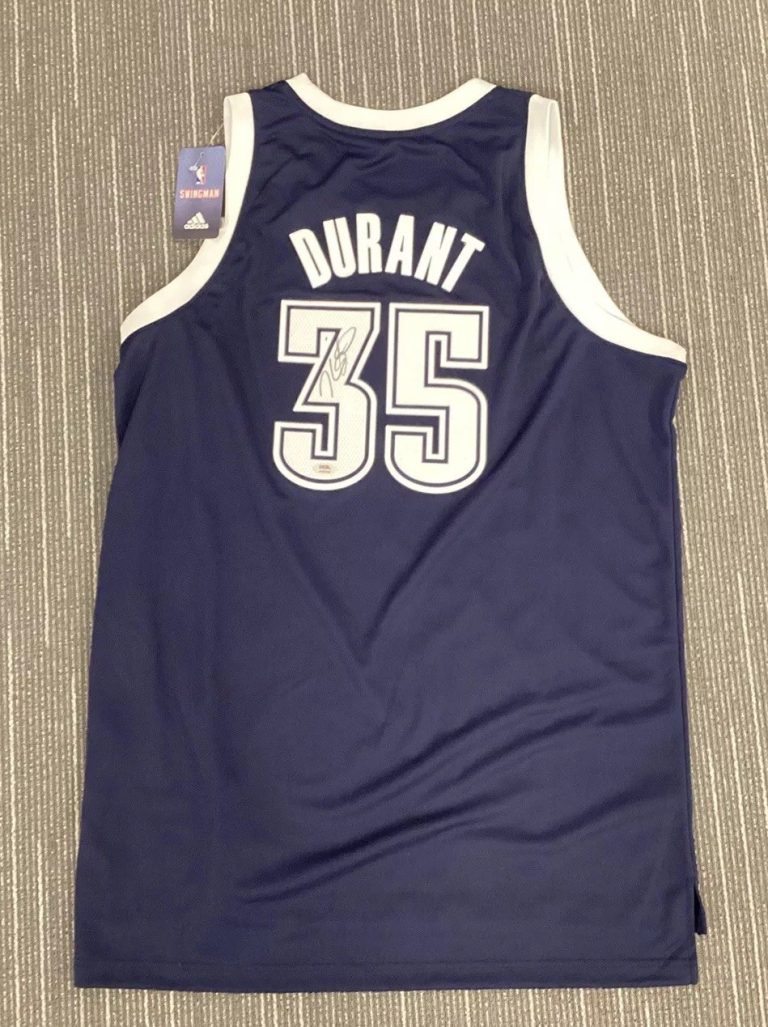 Kevin Durant Signed Jersey #35 KD NBA Basketball OKC Thunder PSA/DNA