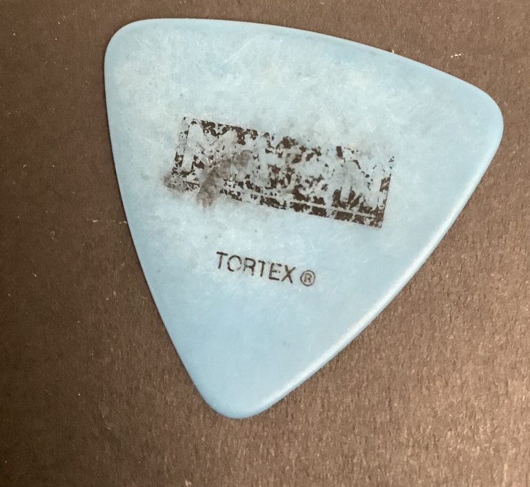 Marilyn Manson Guitar Pick Tortex Andy Gerold Stage Model 2009 High End Low Tour