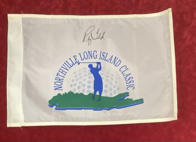 Ray Floyd Signed Golf Flag Long Island Classic Masters HOF Autograph TPG 98
