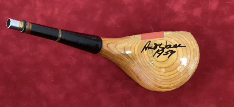 Art Wall Signed Golf Club Head Masters Major 1959 Winner Inscrip Autograph JSA