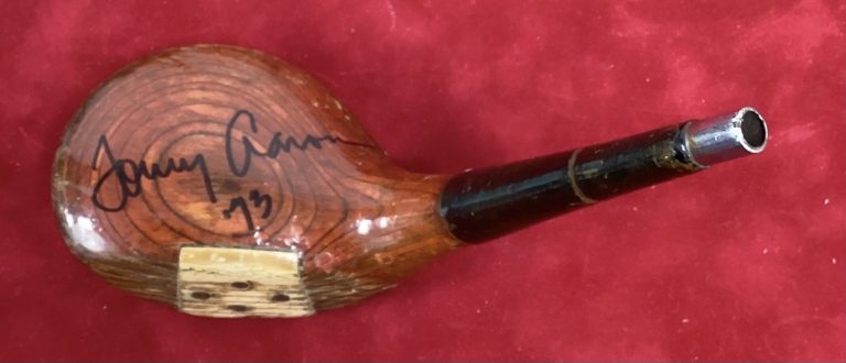Tommy Aaron Signed Golf Club Head Masters Major 1973 Winner Autograph JSA