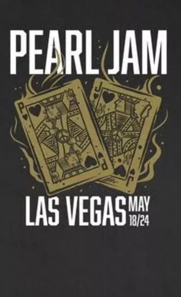 Pearl Jam Shirt Las Vegas Show New X Large  5/18/24 N2 Event Tee Eddie Vedder