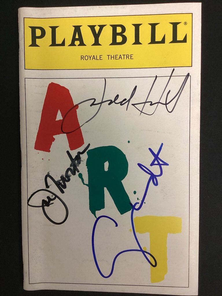 Judd Hirsch George Wendt Joe Norton Signed Playbill ART Cheers Scandal TPG #1