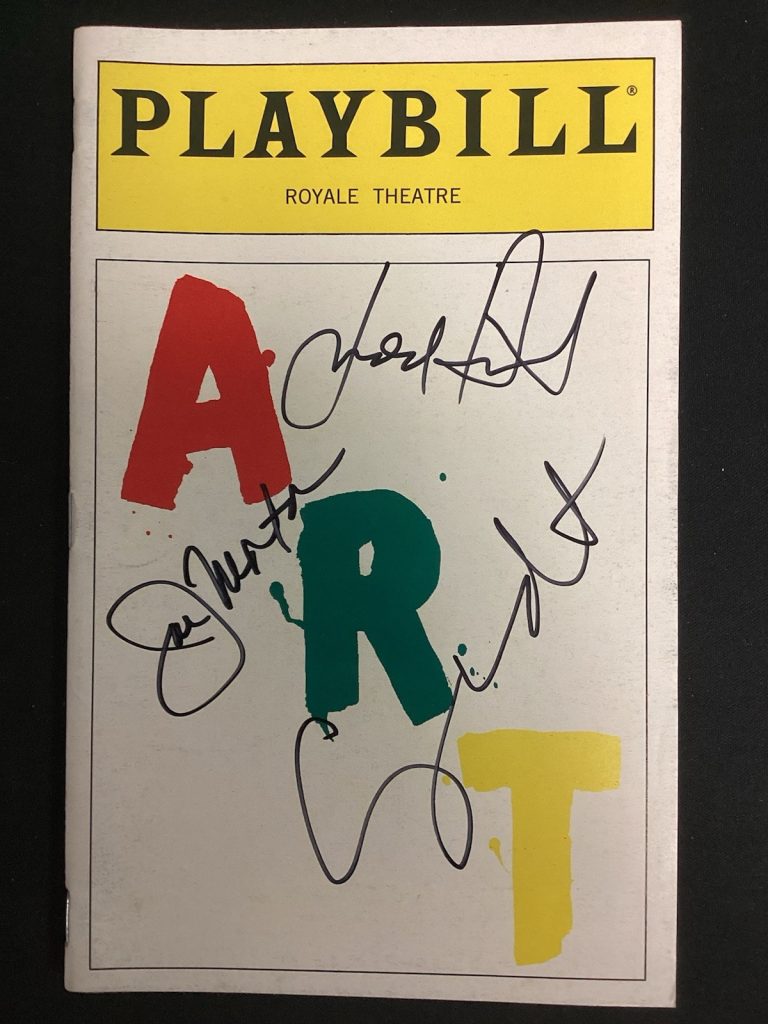 Judd Hirsch George Wendt Joe Norton Signed Playbill ART Cheers Scandal TPG #2