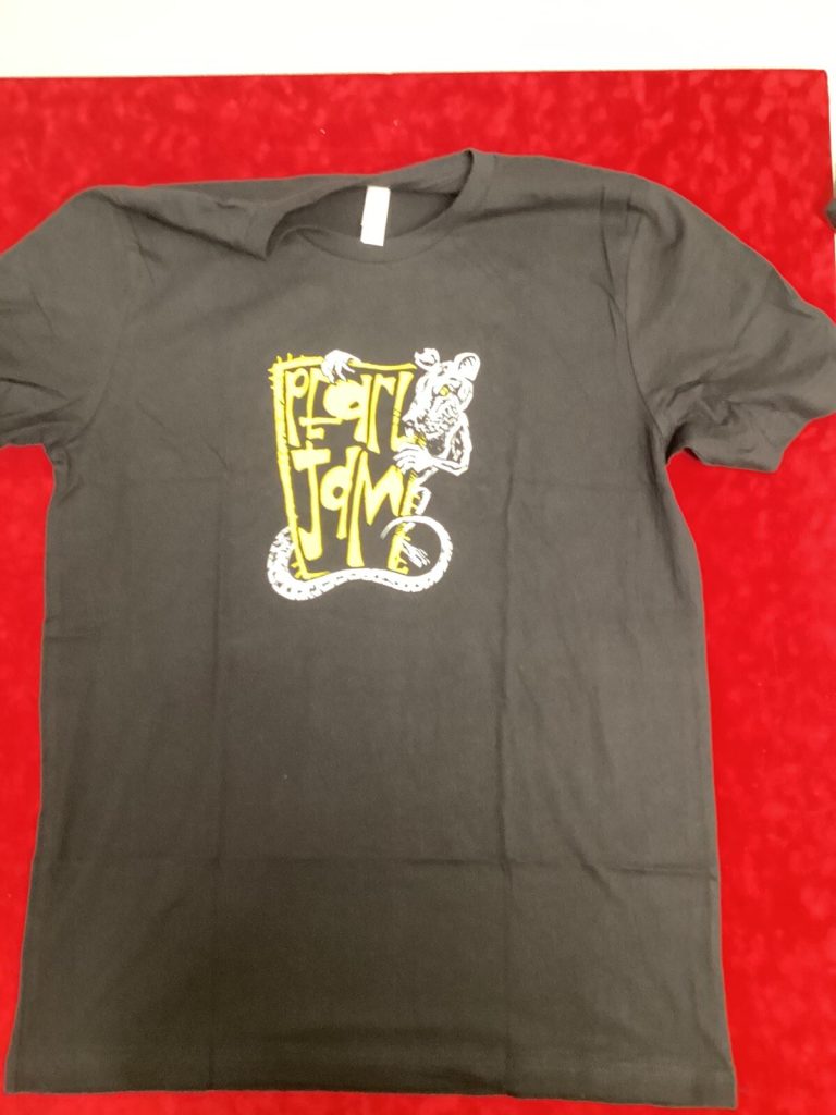 Pearl Jam T Shirt 2023 US Tour Rats Concert Eddie Vedder New XL Black Chicago