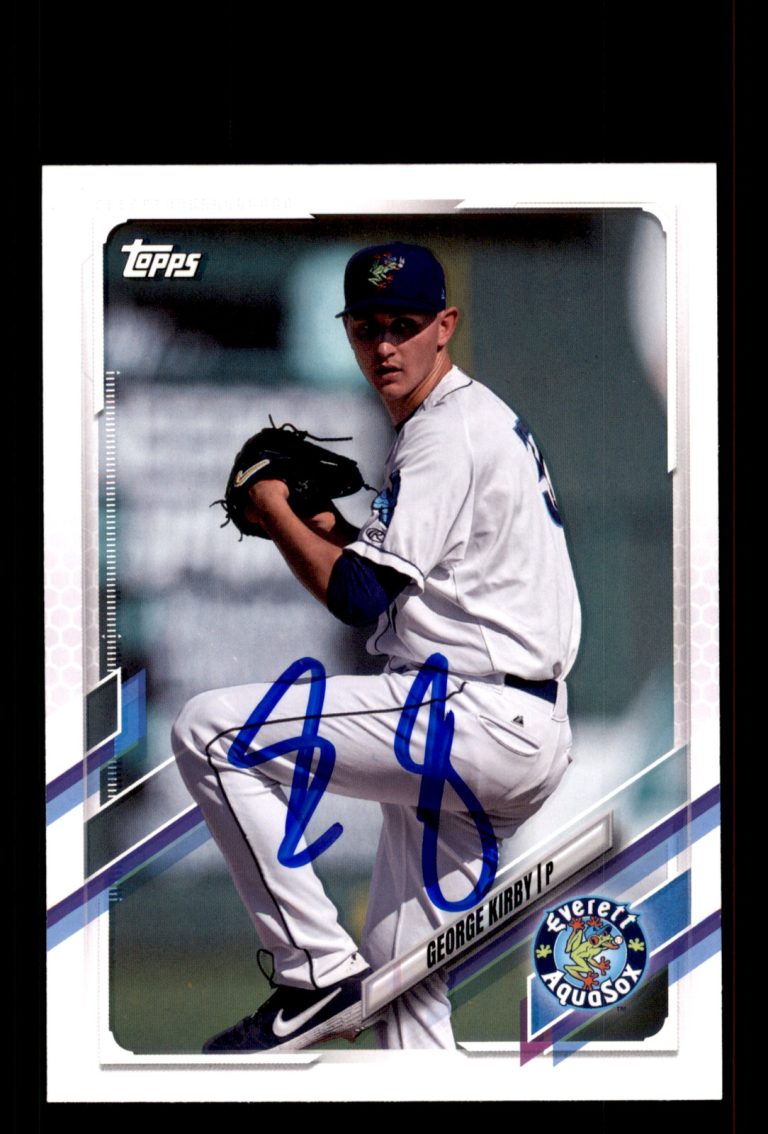 Signed Baseball Card Auto George Kirby 2021 Topps Pro Debut #PD-51