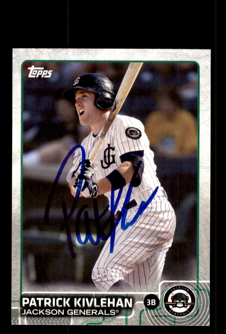 Signed Baseball Card Auto Patrick Kivlehan 2015 Topps Pro Debut #59 Generals