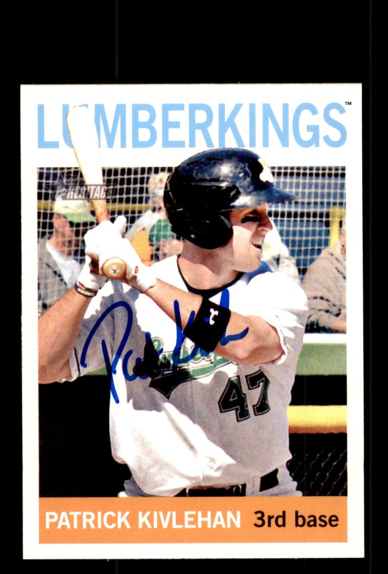 Signed Baseball Card Auto Patrick Kivlehan 2013 Topps Heritage Minor #145