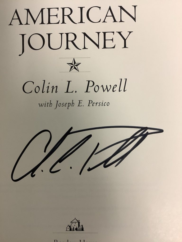 Colin Powell Signed Book An American Journey Secretary Of State Autograph JSA
