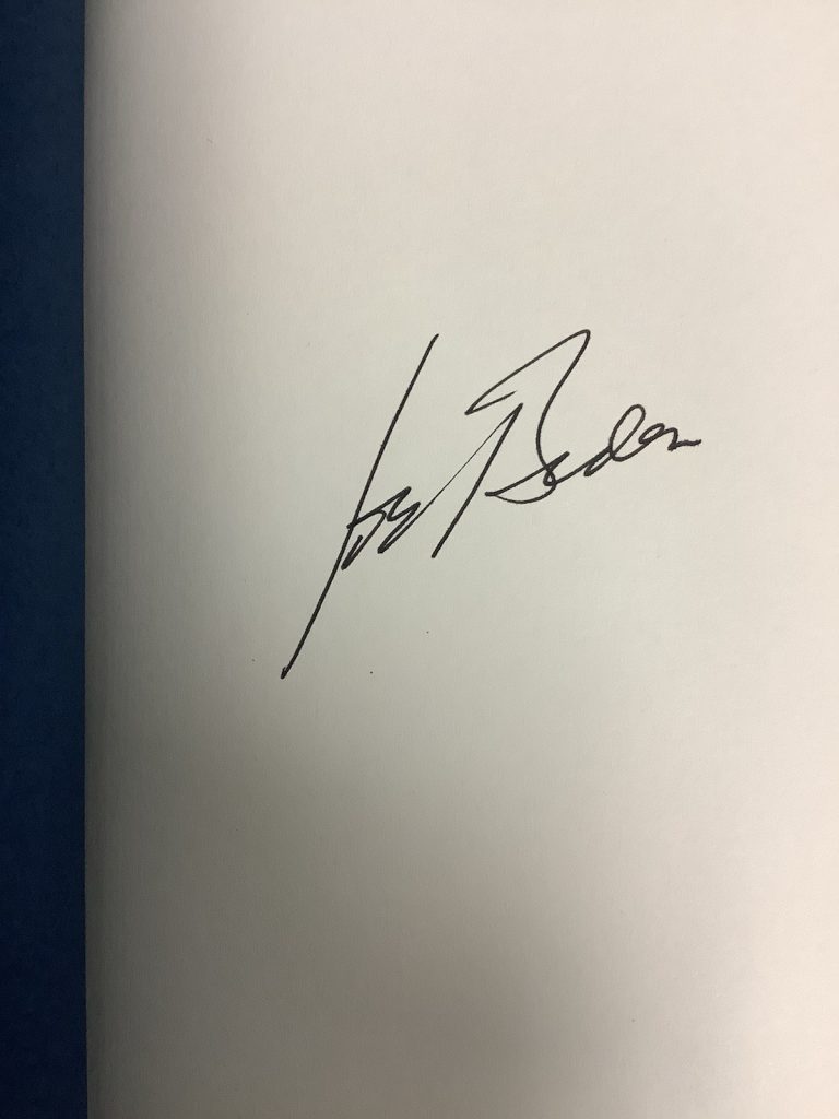Joe Biden  Signed Book Promise Me Dad 1st Ed Hardcover President Autograph JSA