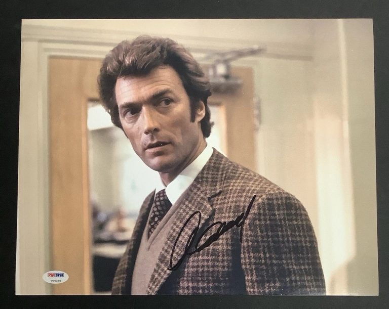 Clint Eastwood Signed Photo 11x14 Dirty Harry Callahan Actor Autograph PSA/DNA