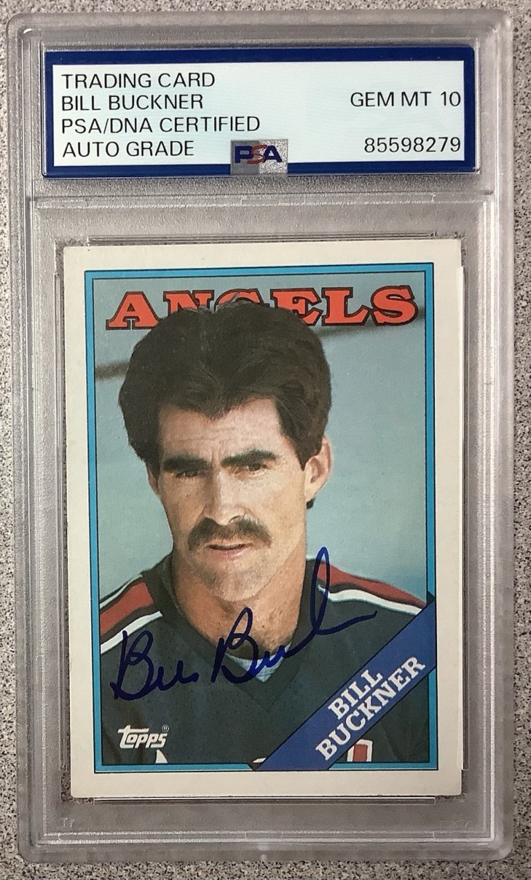 Bill Buckner Signed 1988 Topps #147 Baseball Card Autograph PSA/DNA Gem 10