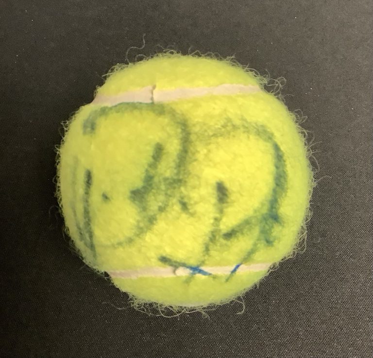 Patrick Rafter Signed Ball Tennis Autograph Grand Slam Cup US Open ATP JSA
