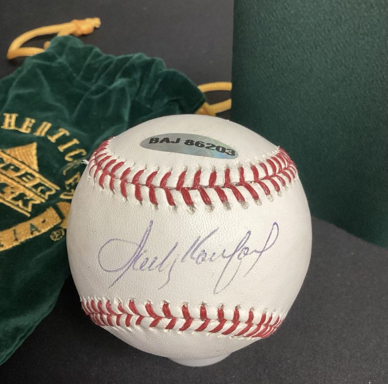 Sandy Koufax Signed Baseball W/ Bag Box Dodgers HOF Autograph Upper Deck UDA
