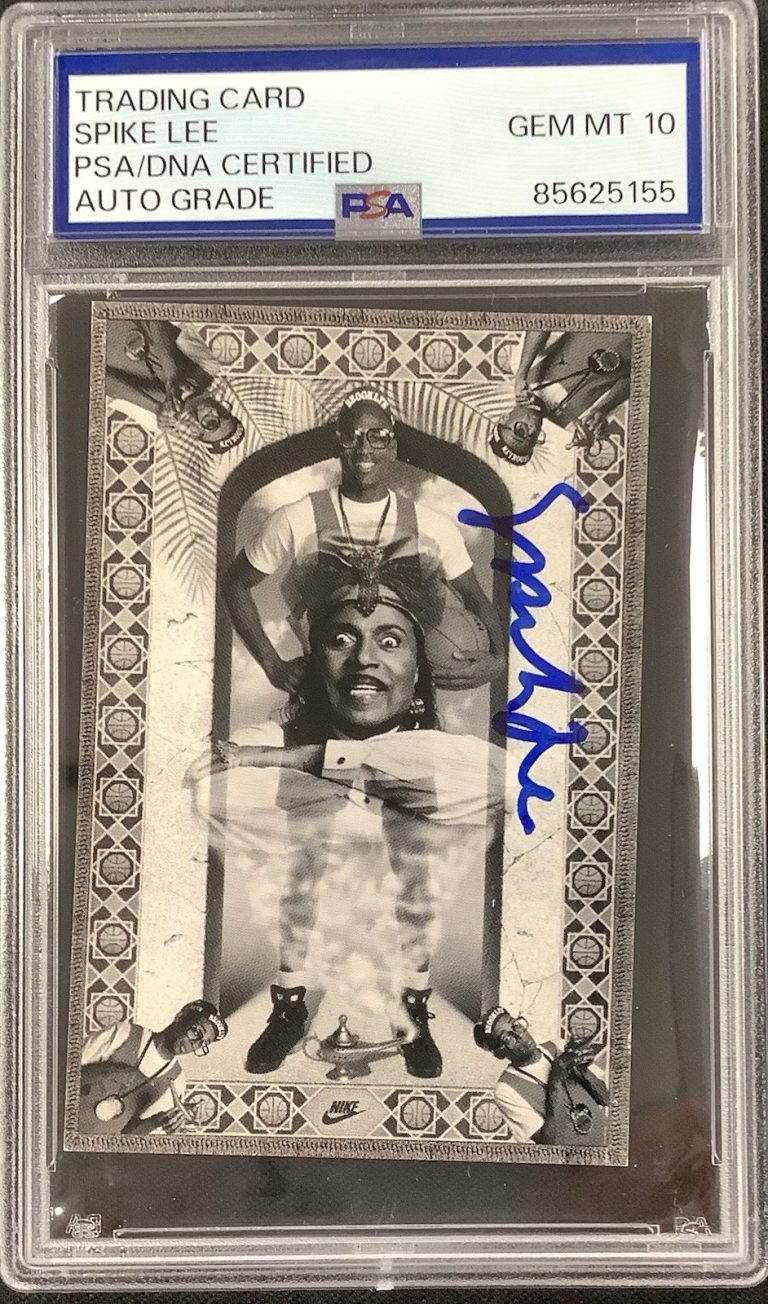 Spike Lee Signed 1991 Nike #5 RC Can Fly Michael Jordan Autograph PSA/DNA Gem 10