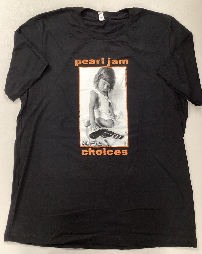 Pearl Jam T-Shirt Ten Club Choices Black Fan Club Exclusive T-Shirt New Size XL