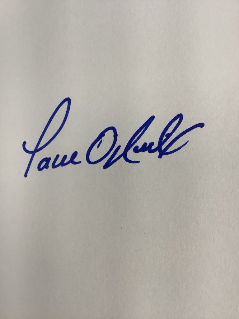 Paul O’Neill Signed Book Swing And a Hit NY Yankees Reds Baseball Autograph JSA