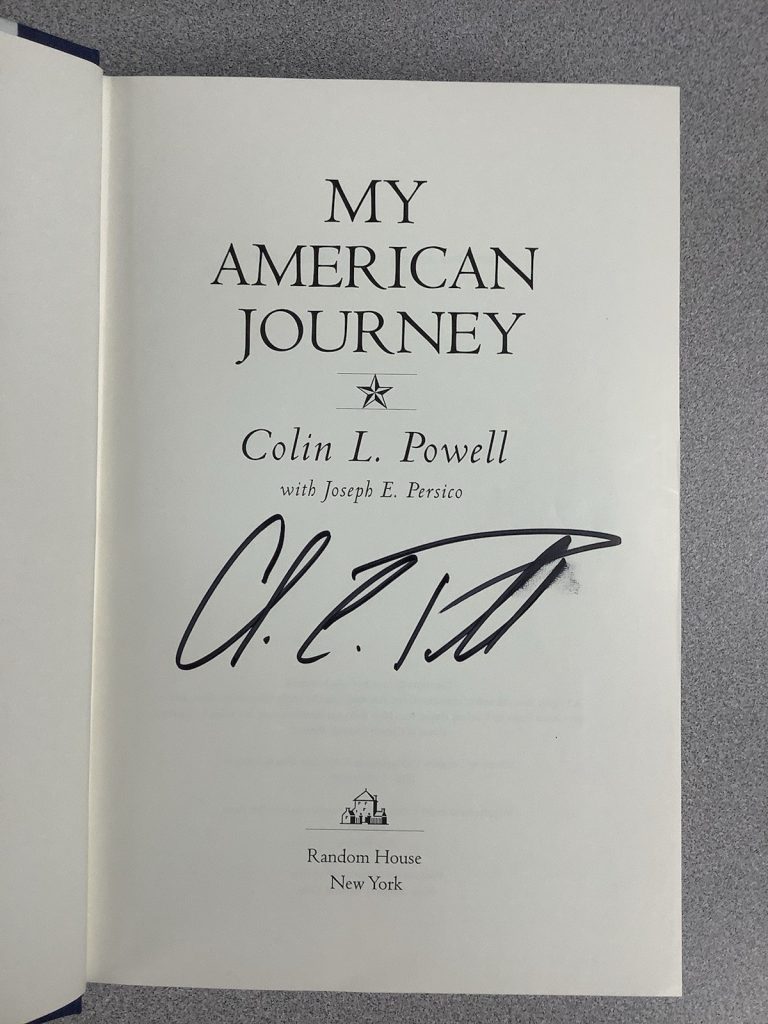 Colin Powell Signed Book An American Journey Secretary Of State Autograph TPG
