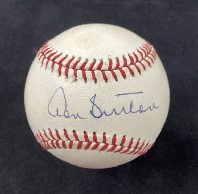 Don Sutton Signed Baseball OMLB Los Angeles Dodgers HOF Autograph TPG #2
