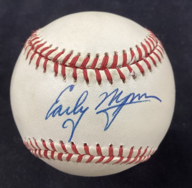 Early Wynn Signed Baseball OMLB Cleveland Indians Autograph TPG #2
