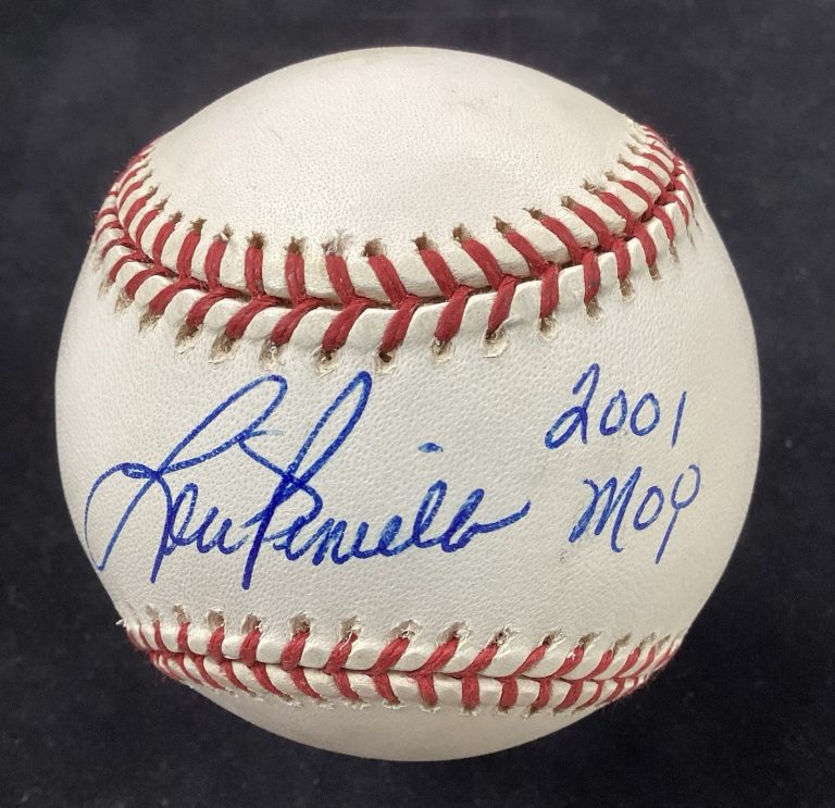 Lou Pinella Signed Baseball OMLB NY Yankees Autograph 2001 MOY TPG #2