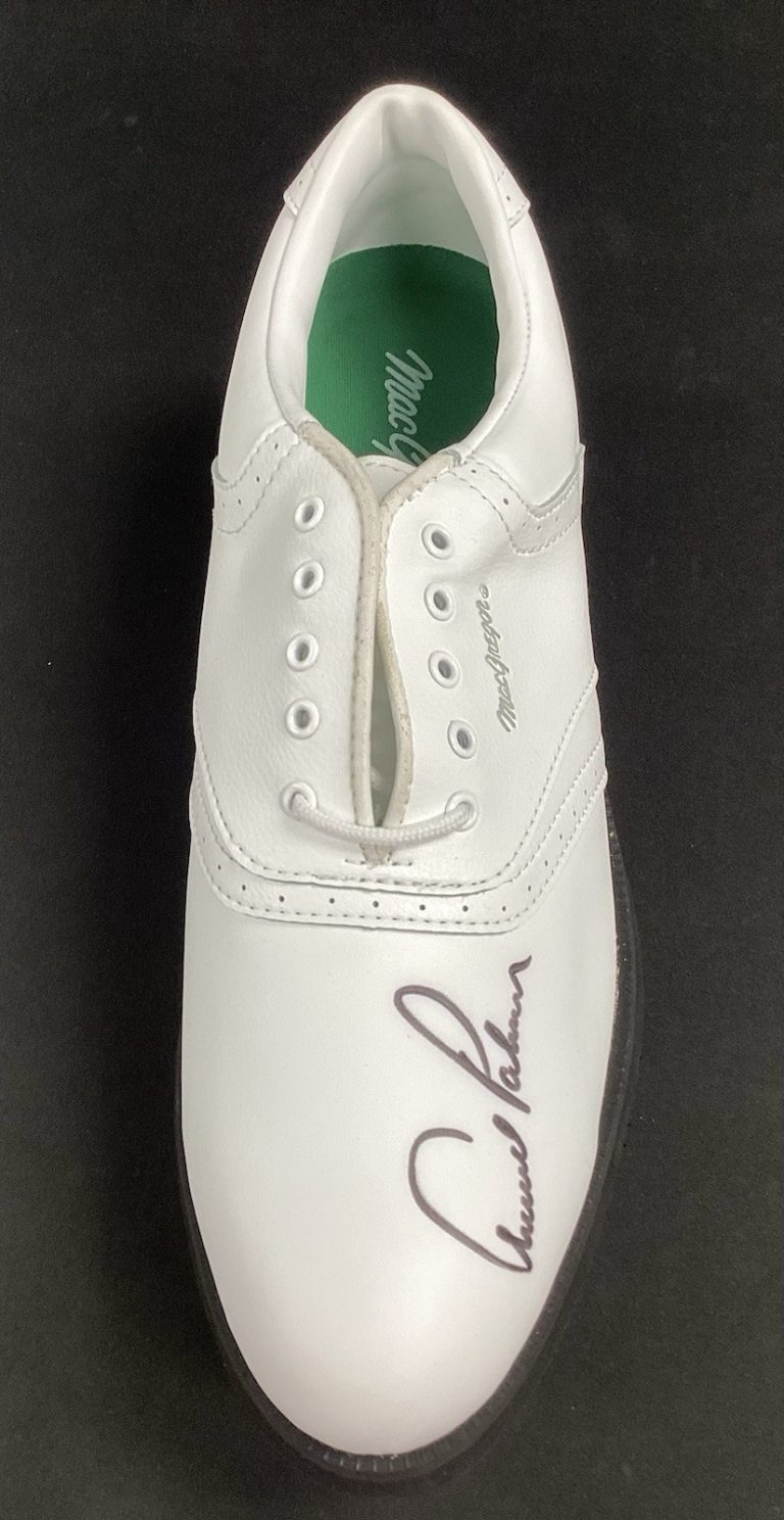Arnold Palmer Signed Golf Shoe Masters Winner Macgregor Autograph Cleat JSA LOA