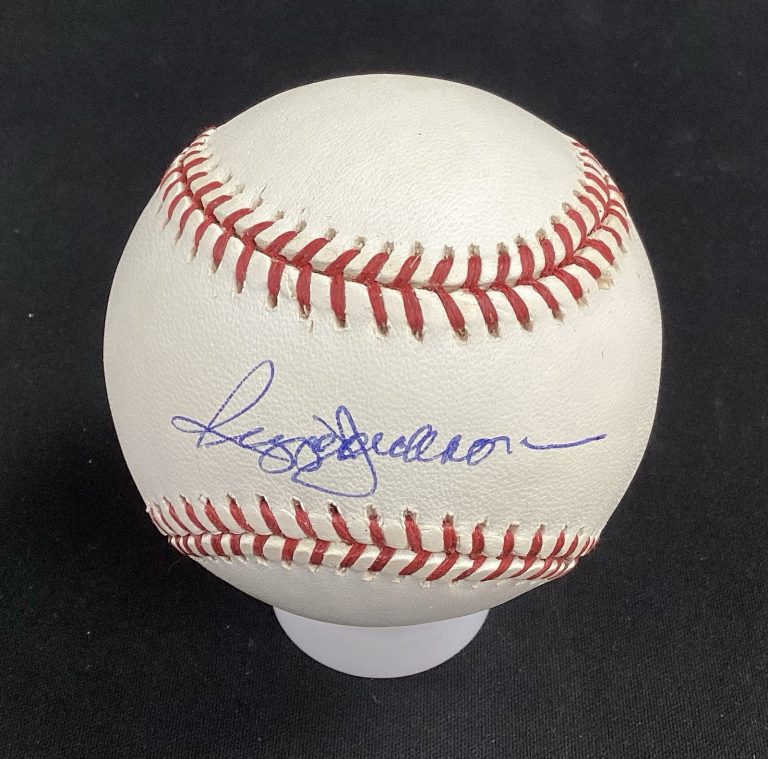Reggie Jackson Signed Baseball BB NY Yankees Autograph PSA/DNA