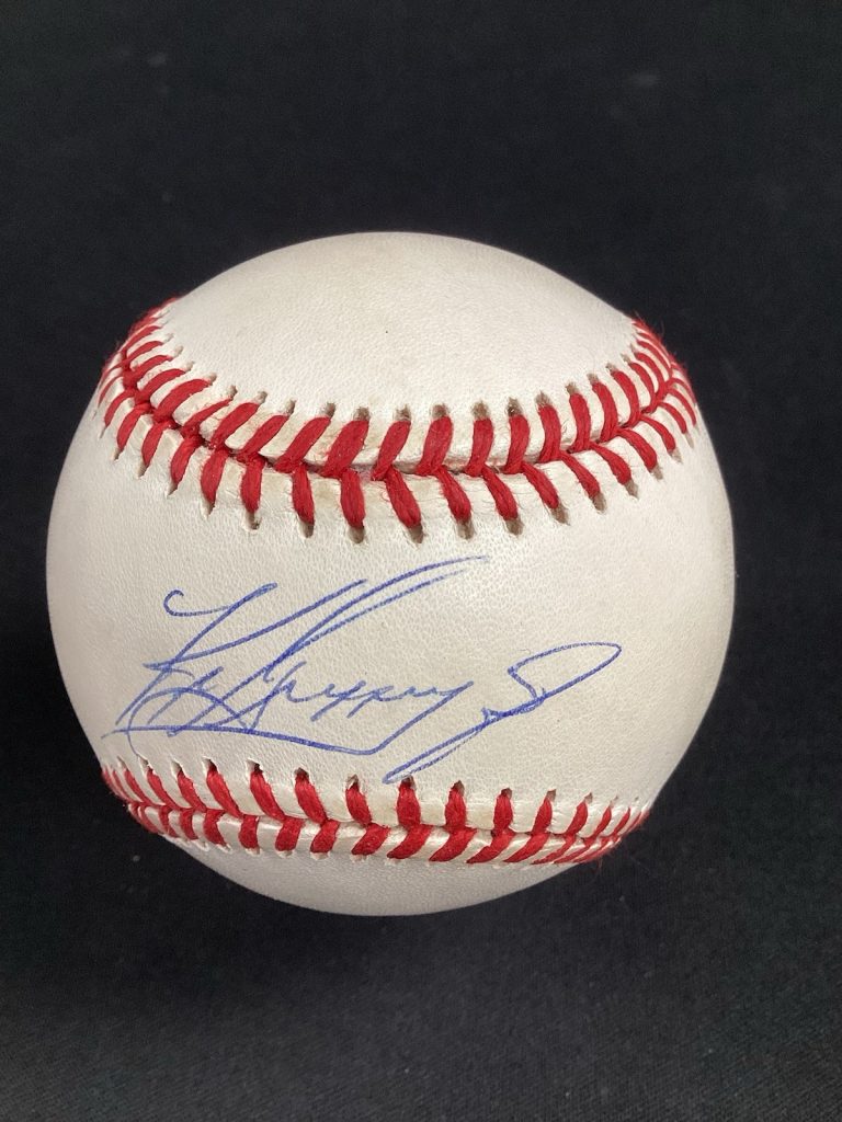 Ken Griffey Jr. Signed Baseball OMLB Seattle Mariners Autograph PSA/DNA #1