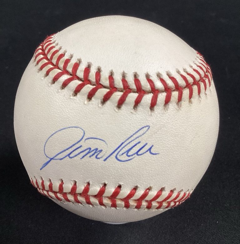 Jim Rice Signed Baseball OMLB Boston Red Sox HOF Autograph TPG