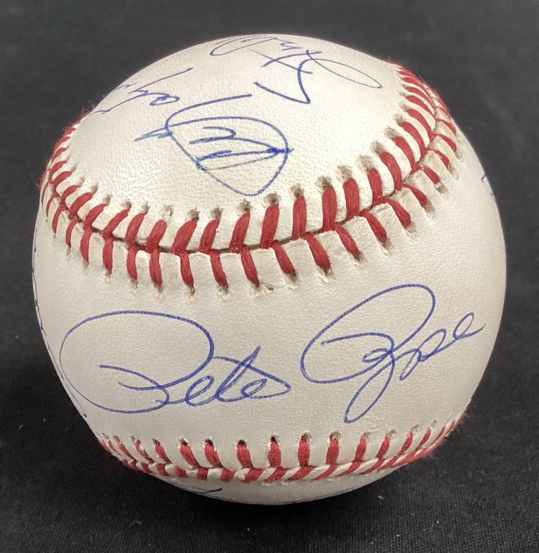 3000 Hit Club Signed Baseball GAB Hank Aaron W Mays S Musial +9 Autograph JSA