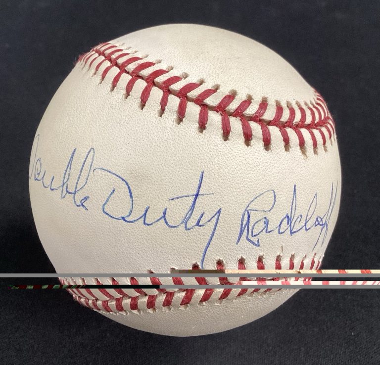 Ted Double Duty Radcliffe Signed Baseball OMLB Negro Leagues Autograph TPG