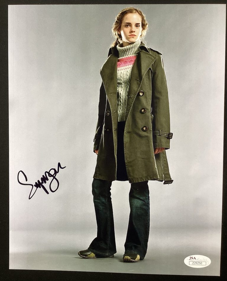 Emma Watson Signed Photo 8x10 Actor Harry Potter Autograph JSA 10 - RARE